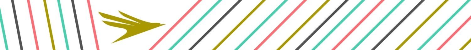 Mantinea Institute logo with stripy background